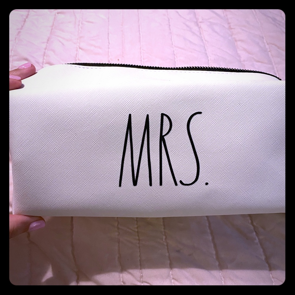 Rae Dunn Mrs. Cosmetics Pouch